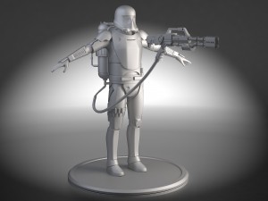 Star Wars First Order Flametrooper 3Dモデル