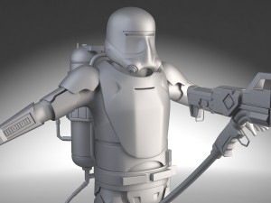 Star Wars First Order Flametrooper 3Dモデル