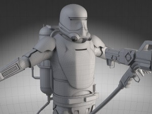 Star Wars First Order Flametrooper 3Dモデル