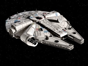 Star Wars Millenium Falcon V1 3D Модель