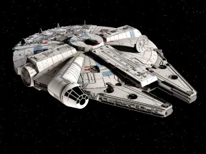 Зоряні війни Millenium Falcon V1 3D Модель