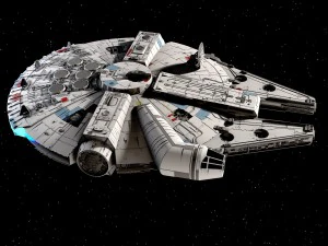 Star Wars Millenium Falcon V1 3D Model