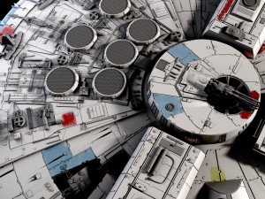 Star Wars Millenium Falcon V1 3D 模型