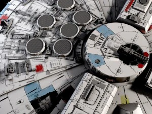 Star Wars Millenium Falcon V1 3D Model