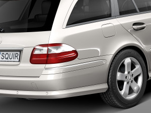 Mercedes-Benz E-class W211 Estate 2002-2009 3Dモデル