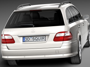 Mercedes-Benz E-class W211 Estate 2002-2009 3Dモデル