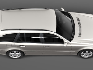 Mercedes-Benz E-class W211 Estate 2002-2009 3Dモデル