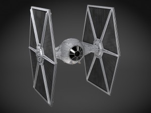 Star Wars Tie-Fighter V1 3D Model