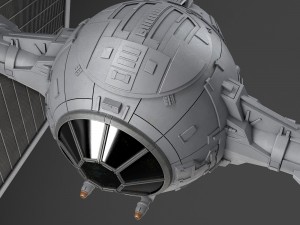 Star Wars Tie-Fighter V1 3D Model