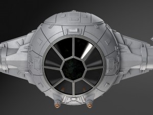 Star Wars Tie-Fighter V1 3D Model