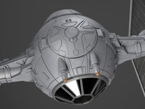 Star Wars Tie-Fighter V1 3D Model