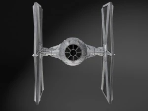 Star Wars Tie-Fighter V1 3D Model