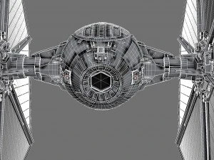 Star Wars Tie-Fighter V1 3D Model