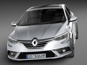 Renault Megane 2016 Modèle 3D