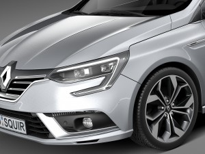 Renault Megane 2016 Modèle 3D