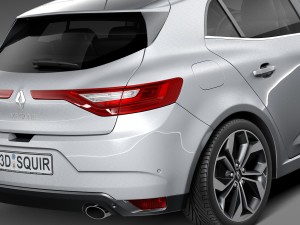 Renault Megane 2016 Modèle 3D