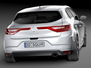 Renault Megane 2016 Modèle 3D