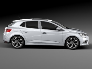 Renault Megane 2016 Modèle 3D