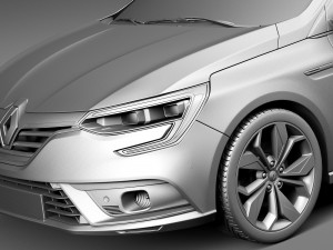 Renault Megane 2016 Modèle 3D