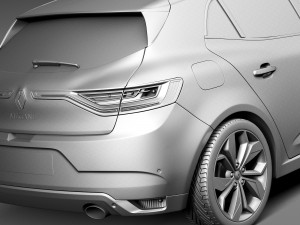 Renault Megane 2016 Modèle 3D