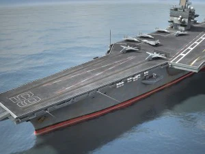 Portador Uss Enterprise CVN-65 Modelo 3D