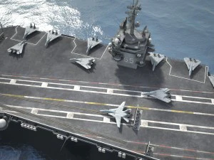 Portador Uss Enterprise CVN-65 Modelo 3D