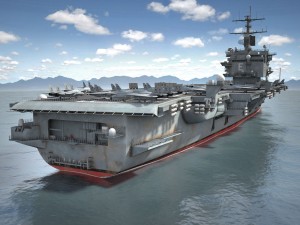 Uss Enterprise CVN-65 Carrier 3D Модель