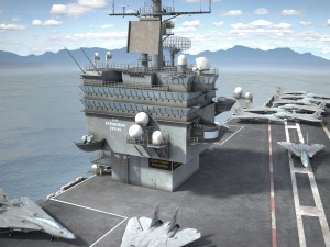 Uss Enterprise CVN-65 Carrier 3D Модель