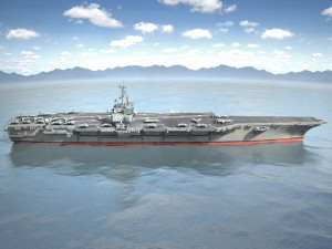 Uss Enterprise CVN-65 Carrier 3D Модель