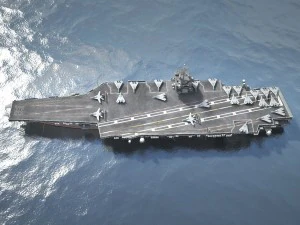 Portador Uss Enterprise CVN-65 Modelo 3D