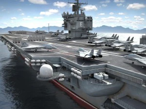 Portador Uss Enterprise CVN-65 Modelo 3D