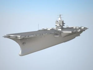 Portador Uss Enterprise CVN-65 Modelo 3D