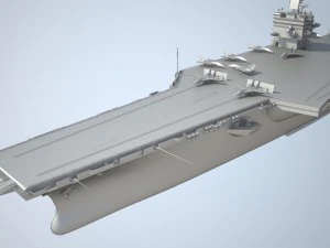 Portador Uss Enterprise CVN-65 Modelo 3D
