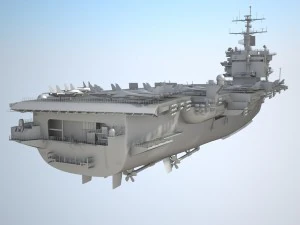 Portador Uss Enterprise CVN-65 Modelo 3D