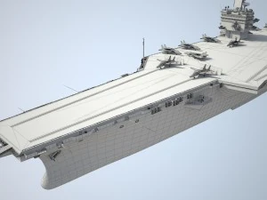 Portador Uss Enterprise CVN-65 Modelo 3D
