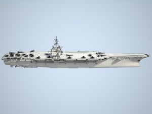 Uss Enterprise CVN-65 Carrier 3D Модель