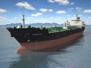 Oil Tanker Ship Evergreen State Modelo 3D