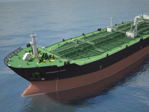Oil Tanker Ship Evergreen State 3D मॉडल