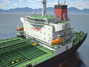Oil Tanker Ship Evergreen State 3D मॉडल