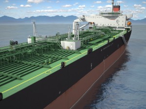 Oil Tanker Ship Evergreen State 3D मॉडल