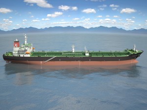 Oil Tanker Ship Evergreen State 3D मॉडल