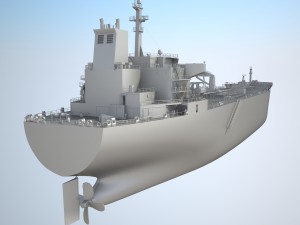 Oil Tanker Ship Evergreen State 3D मॉडल