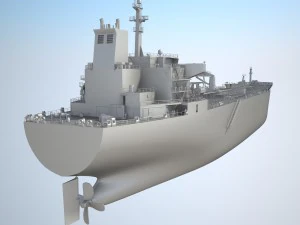 Oil Tanker Ship Evergreen State 3D Model