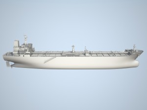 Oil Tanker Ship Evergreen State 3D मॉडल