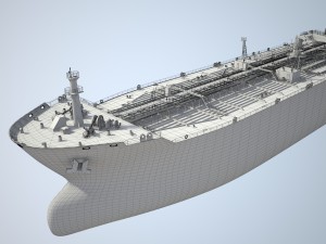 Oil Tanker Ship Evergreen State 3D मॉडल