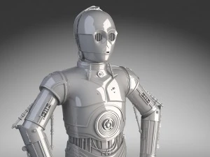 C-3PO Star Wars Droid 3D Model