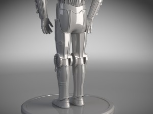C-3PO Star Wars Droid Modèle 3D