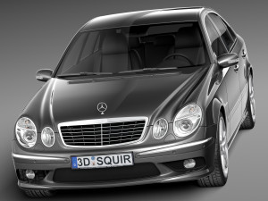 Mercedes-Benz E55 AMG W211 2002-2009 Modelo 3D