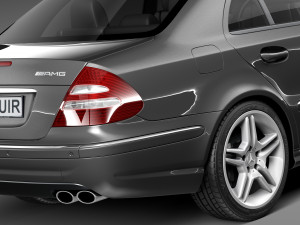 Mercedes-Benz E55 AMG W211 2002-2009 Modelo 3D