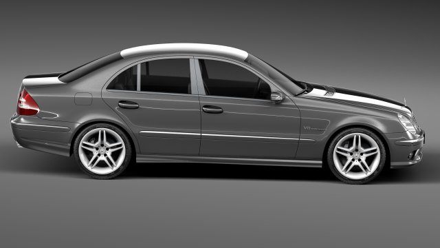 modelo 3d Mercedes Benz E 55 AMG W211 - TurboSquid 2035068